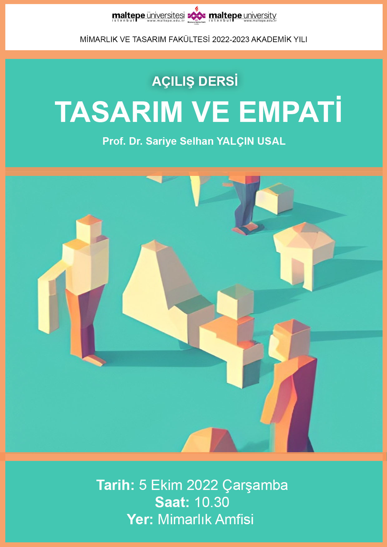 Açılış Dersi: Tasarım ve Empati - Prof. Dr. Sariye Selhan YALÇIN USAL