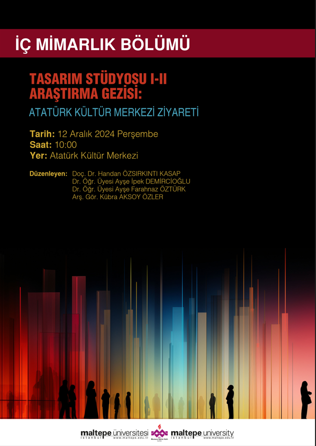 Design Studio I-II Research- Ataturk Cultural Center Visit