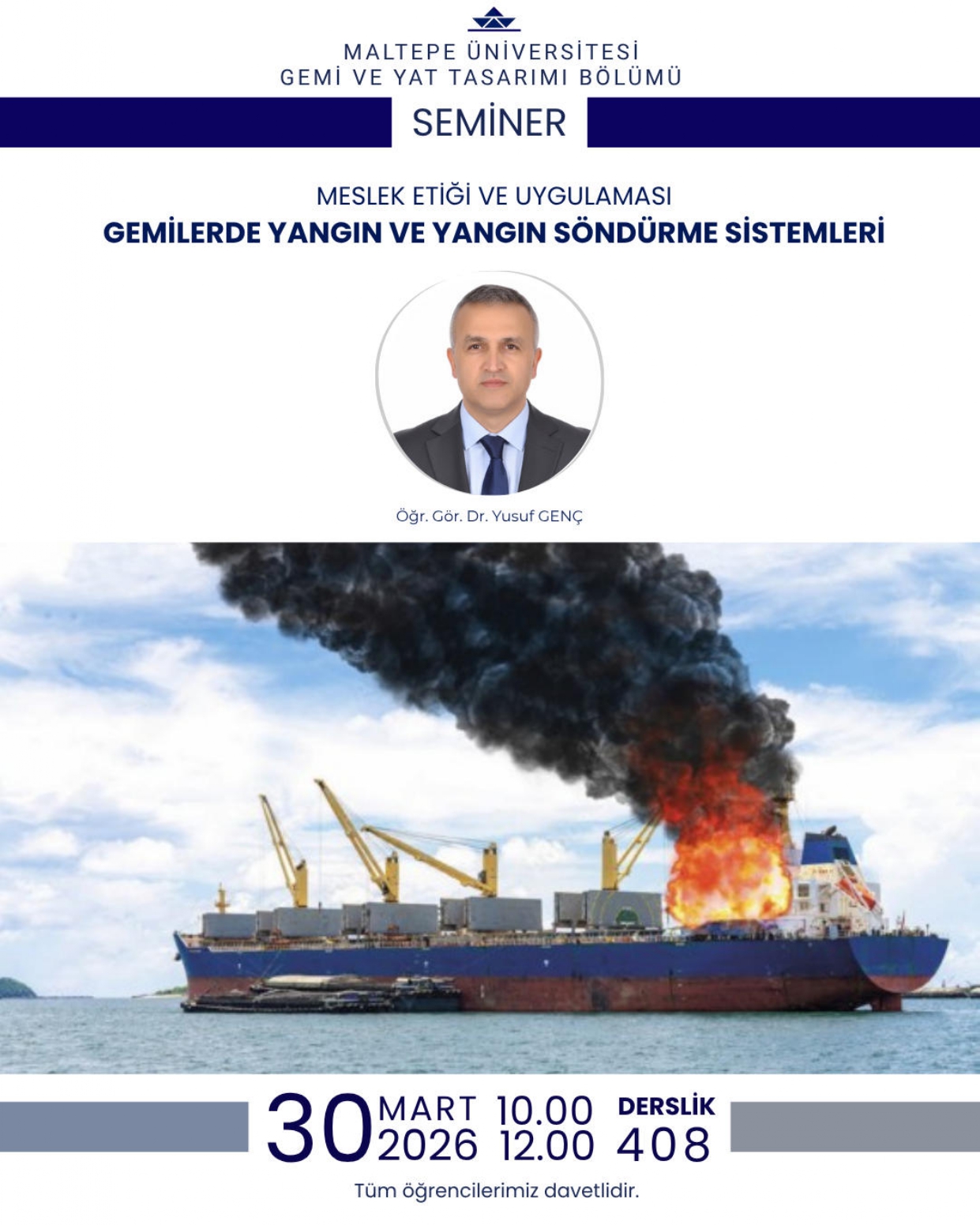 Seminar: Fire and Fire Suppression Systems on Ships