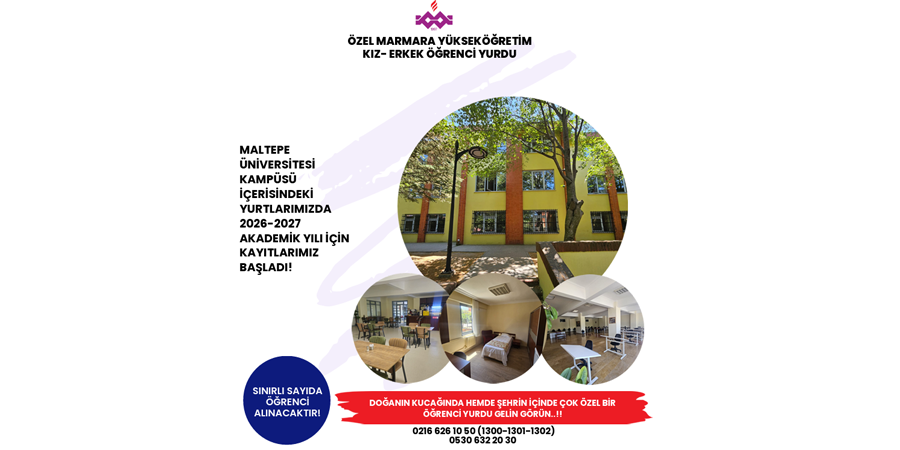 Private Marmara Higher Education Girls' and Boys' Dormitories Poster